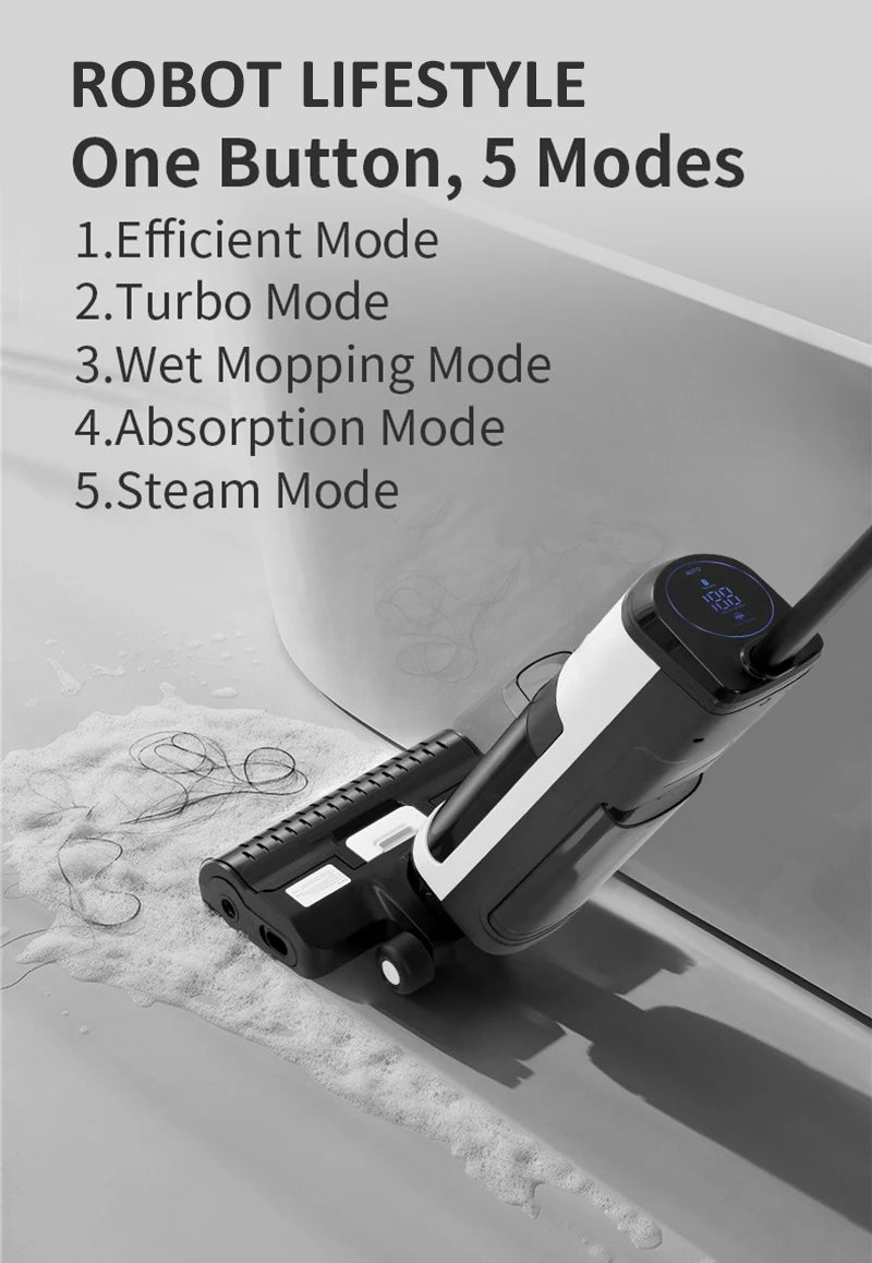 Cordless Handheld Vacuum Cleaner Wet Dry Cleaning Robot - ElectronAge
