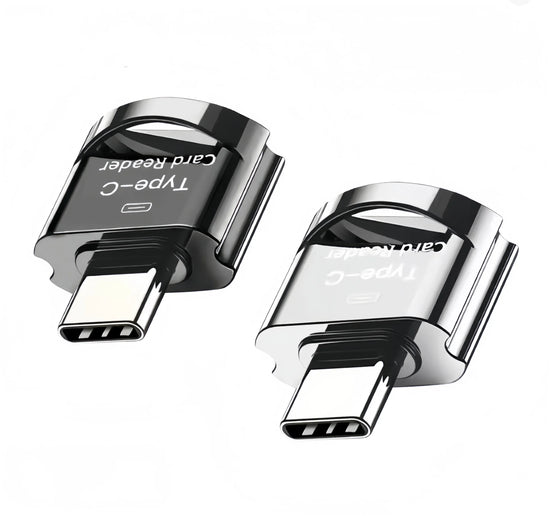 Type C Micro SD Card Reader, USB C TF Card Reader Adapter with Keychain, Compatible with MacBook, iPhone 15,Laptops