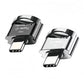Type C Micro SD Card Reader, USB C TF Card Reader Adapter with Keychain, Compatible with MacBook, iPhone 15,Laptops