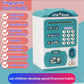 Banknote fingerprint deposit box Electronic ATM Coin deposit box Cash safe Large space bank Children&
