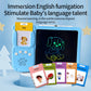 2 in 1 Talking Flash Cards & LCD Writing Tablet English Interactive Learning Machine Education Toy Gift for Boys Girls Toddler