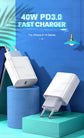40W PD Fast Charging USB C Charger For iPhone 16 15 14 8 7 Plus 13 12 11 Pro XS Max XR XS X USB Type C Charger Cable Accessories