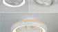 6-Speed Enclosed Circular Fan Light with Remote Control, Bedroom Fan Light, Living Room Bedroom Dining Room Ceiling Light