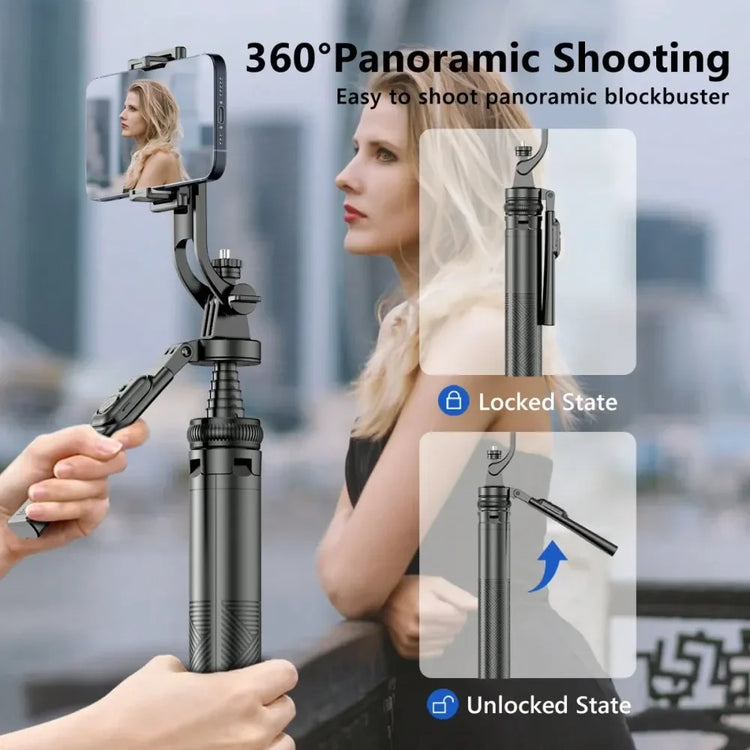 Aluminum Alloy Selfie Stick Tripod With Bluetooth Remote Control - ElectronAge