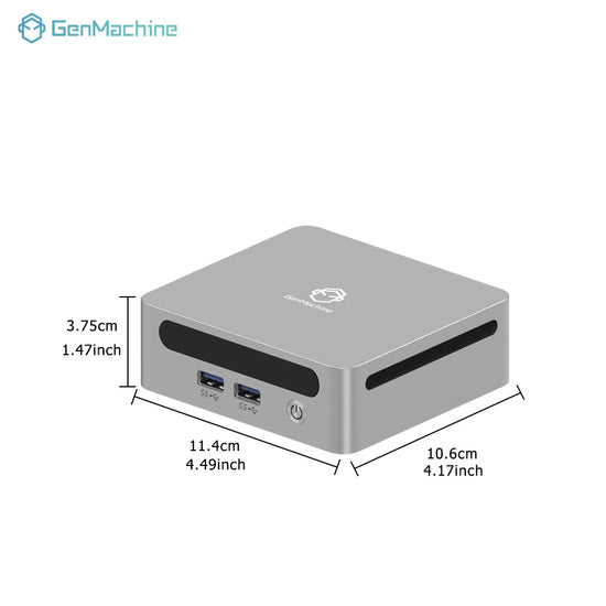 GenMachine AMD Ryzen 5 6600H ES 4.5GHz 45W Mini PC - ElectronAge