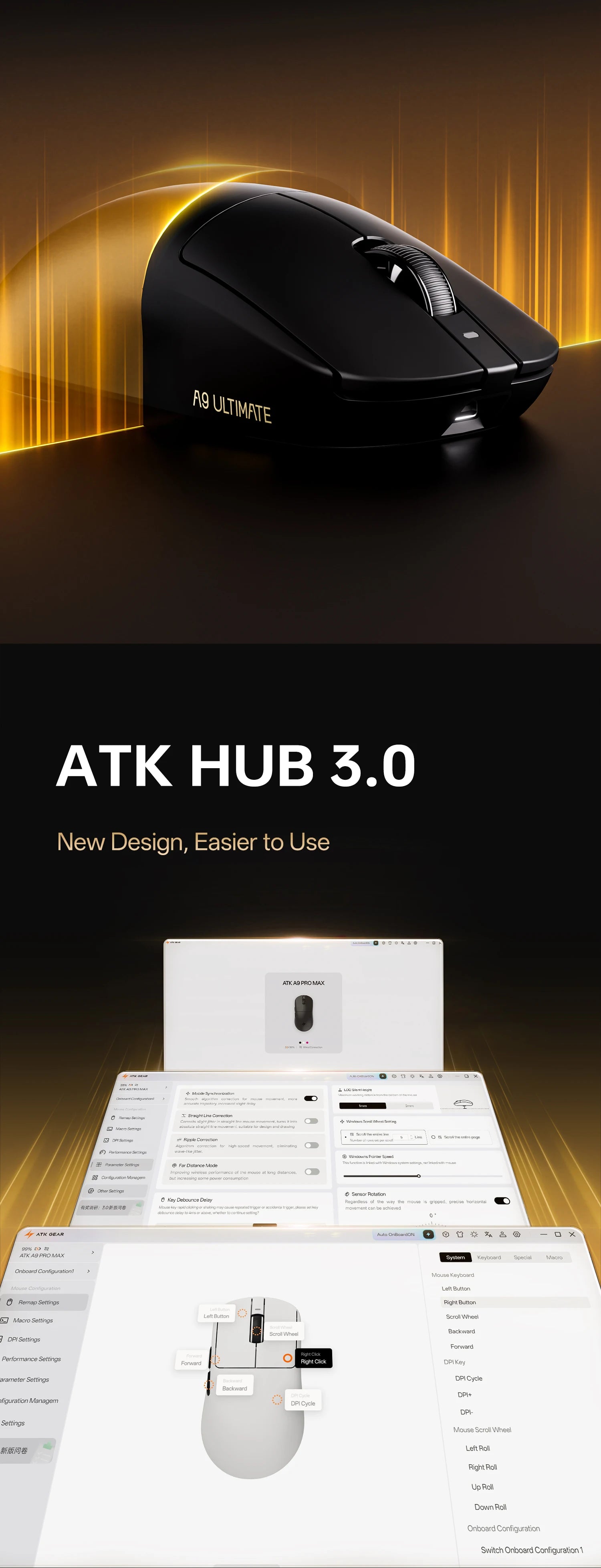 ATK A9 Air Ultimate Wireless Gaming Mouse - ElectronAge