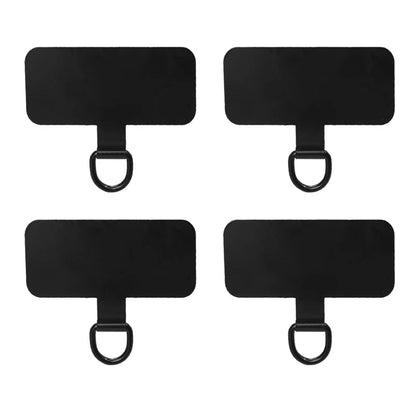 4/1PCS Ultra Thin Stainless Steel Phone Tether Tab Universal Cellphones Lanyard Patch Gasket Hang Rope Straps Metal Card Clip