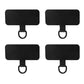 4/1PCS Ultra Thin Stainless Steel Phone Tether Tab Universal Cellphones Lanyard Patch Gasket Hang Rope Straps Metal Card Clip