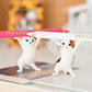 1/4Pcs Cats Pen Holder Funny Cat Doll Ornaments Crafts Earphone Support For Room Office Desk Home Decoration Accessories