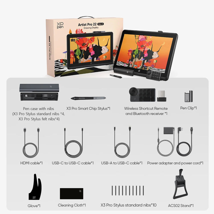 XPPen Artist Pro 22 (Gen 2) Graphics Tablet - ElectronAge