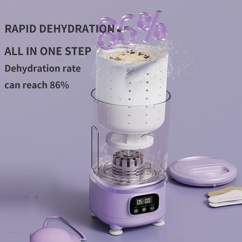 2L Wireless Mini Washing Machine - ElectronAge