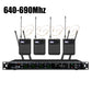 Leicozic 4 Channel Wireless Microphone Professional Radio System - ElectronAge