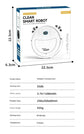 XMSJ 3 in 1 Smart Sweeping Robot Vacuum Cleaner - ElectronAge