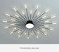 AuroraRealm Creative Fan Shaped LED Ceiling Lamp
