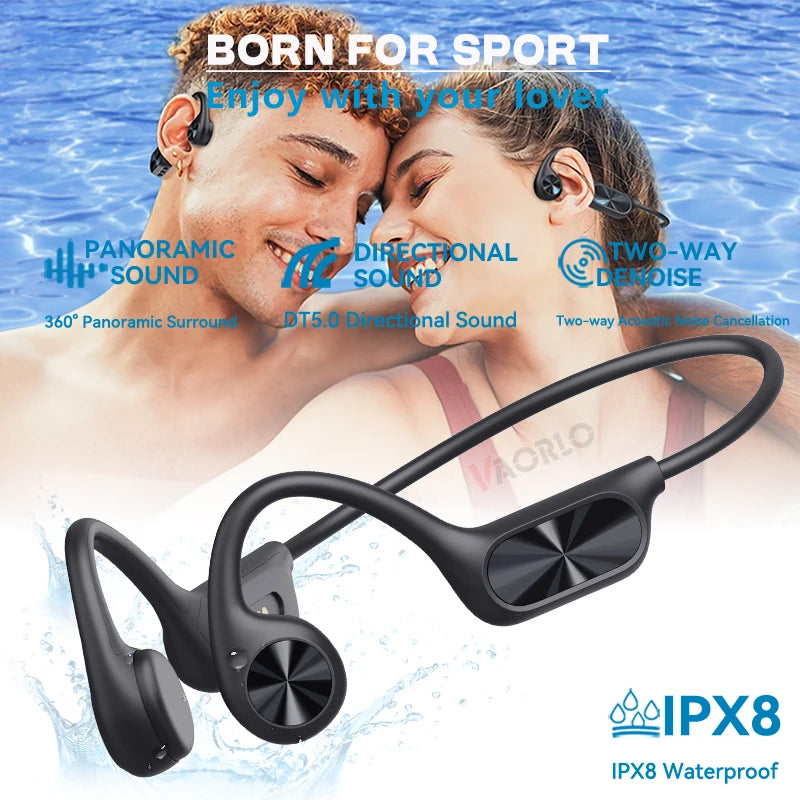 VAORLO Bone Conduction Wireless Headphone - ElectronAge