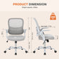 JHK Ergonomic Mesh Backrest Office Desk Chair - ElectronAge