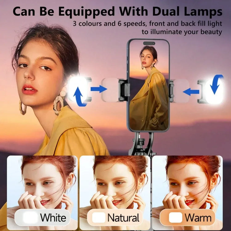 Aluminum Alloy Selfie Stick Tripod With Bluetooth Remote Control - ElectronAge