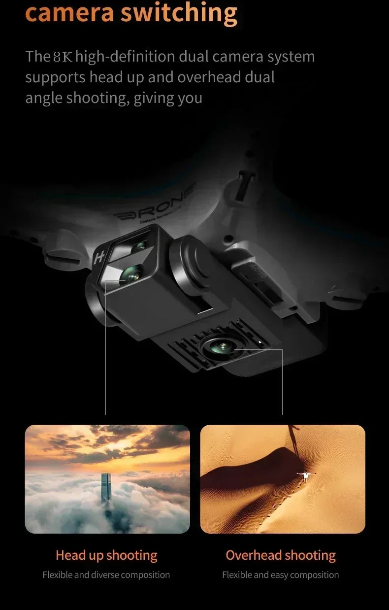 KY102 Drone 8K Dual Camera Quadcopter - ElectronAge