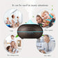 Ultrasonic Aromatherapy Diffuser with 6 Essential Oils, Remote Control Cool Mist Humidifier, 18.6oz Capacity, with Auto Shut-Off