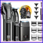 Professional Barber Clippers & Trimmer Set - Cordless Hair Clipper for Men, Fade Haircut Kit