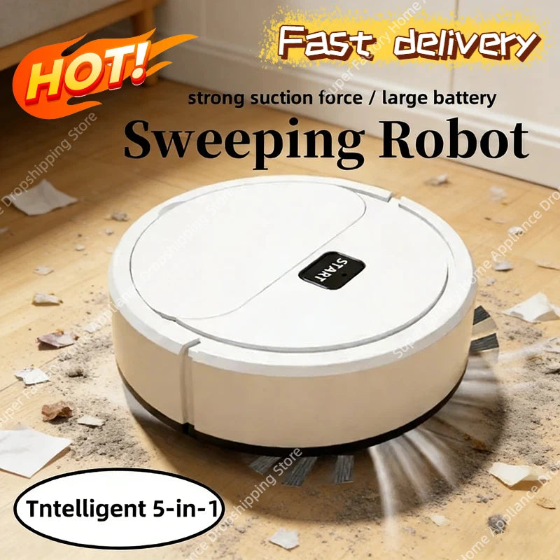 XMSJ Smart Sweeping Robot Mini Silent Vacuum Cleaner - ElectronAge