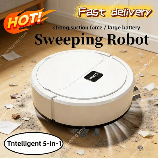 XMSJ Smart Sweeping Robot Mini Silent Vacuum Cleaner - ElectronAge