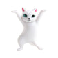 1/4Pcs Cats Pen Holder Funny Cat Doll Ornaments Crafts Earphone Support For Room Office Desk Home Decoration Accessories
