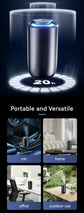 Aroma Oil Diffuser for Car Smell USB Charging Adjustable Settings Waterless Essential Oil Diffuser Room Fragrance Diffuser