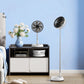 7200mAh outdoor portable silent remote control desktop vertical automatic shaking fan aluminum alloy telescopic timed home fan