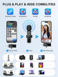 XMSJ 3-in-1 Wireless Lavalier Mics - ElectronAge