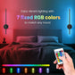 2P Rechargeable LED Wall Lamp 4400mah RGB 50CM Removable Wall Sconce Bedroom Bedside Living Room Décor Fixture Magnetism Chassis