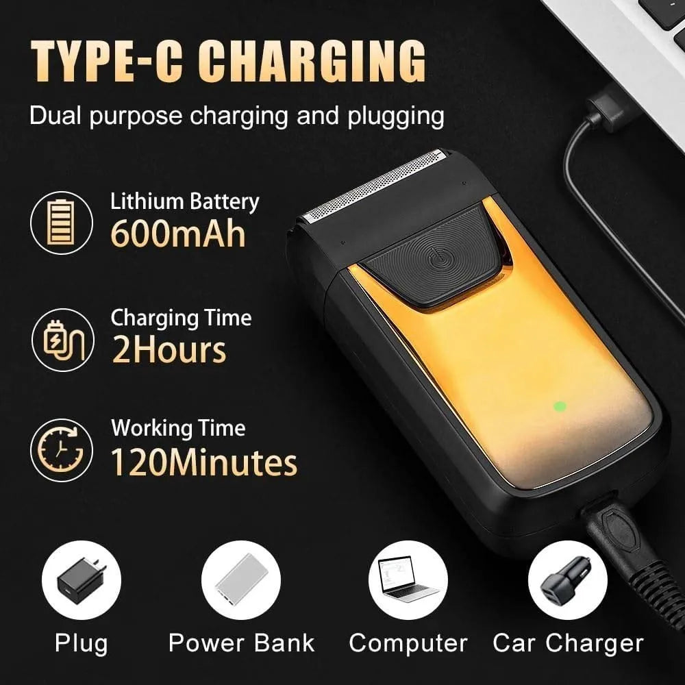 YUKU USB Rechargeable Electric Shaver - ElectronAge