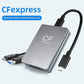 10Gbps CFexpress XQD SD Cards Reader with USB C To USB A/C CF Express Card Adapter for Professional Filmmakers Content Creators