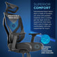 Auto-Adaptive Ergonomic Gaming Chair with Lumbar Support - ElectronAge