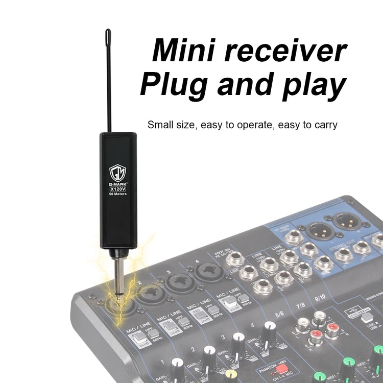 Wireless Microphone G-MARK X120V 2 - ElectronAge