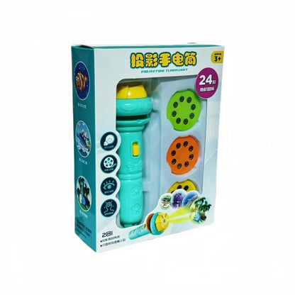 Projector flashlight Early education educational development toy children&