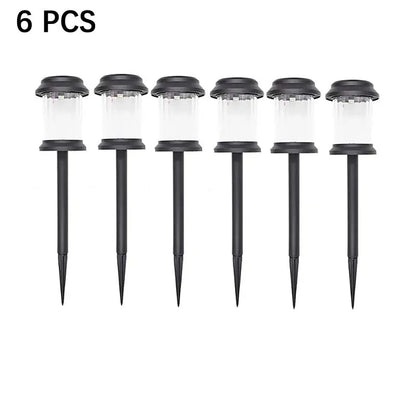 6 pack Outdoor Solar Lights Garden Lights Solar PoweredLamp Lantern Waterproof Landscape Lighting Pathway Garden Decoration