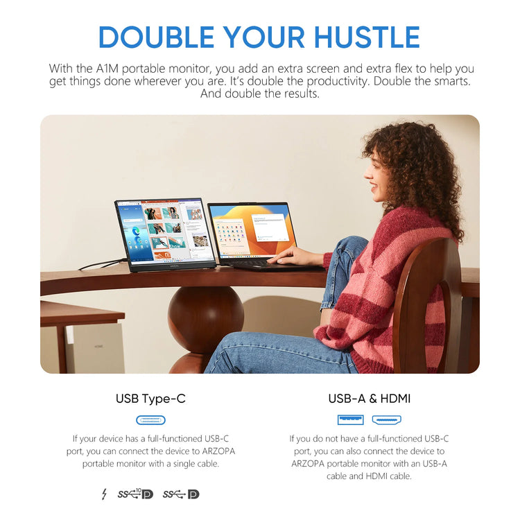 ARZOPA 14inch Mini Portable Monitor - ElectronAge