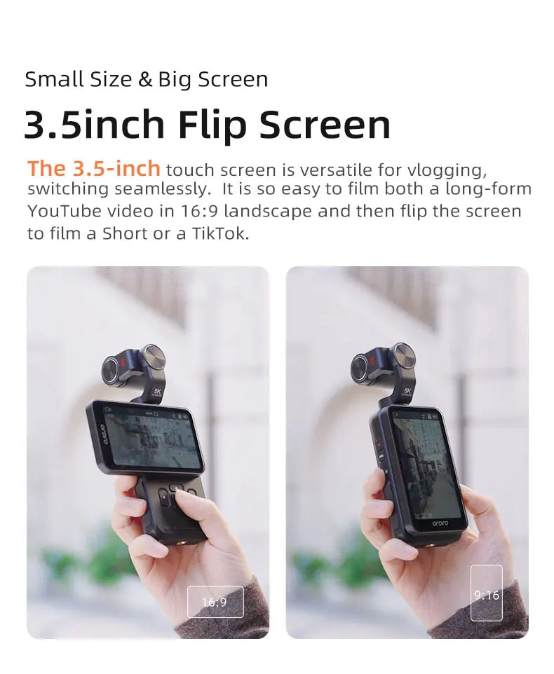 ORDRO M5 Handheld Pocket Digital Camera - ElectronAge