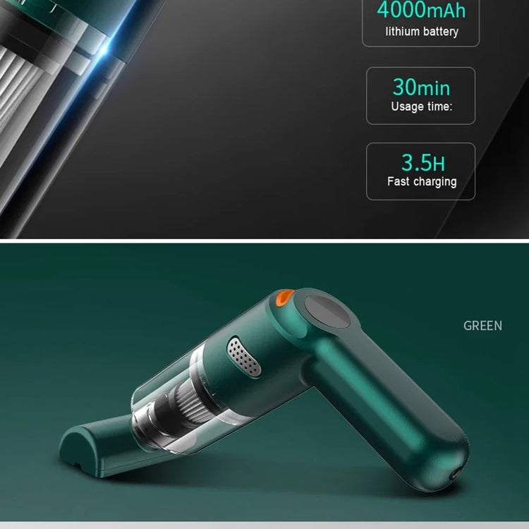 Vacuum Cleaner Handheld 10000Pa Large Suction Car Vacuum - ElectronAge