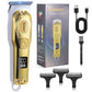 Professional Hair Clipper Ceramic Blade Male Hair Trimmer LED Display Haircut Machine USB charging