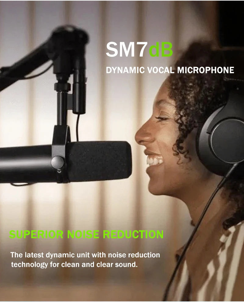 NILUNWEI SM7dB Dynamic Vocal Microphone With Optional Frequency Response - ElectronAge