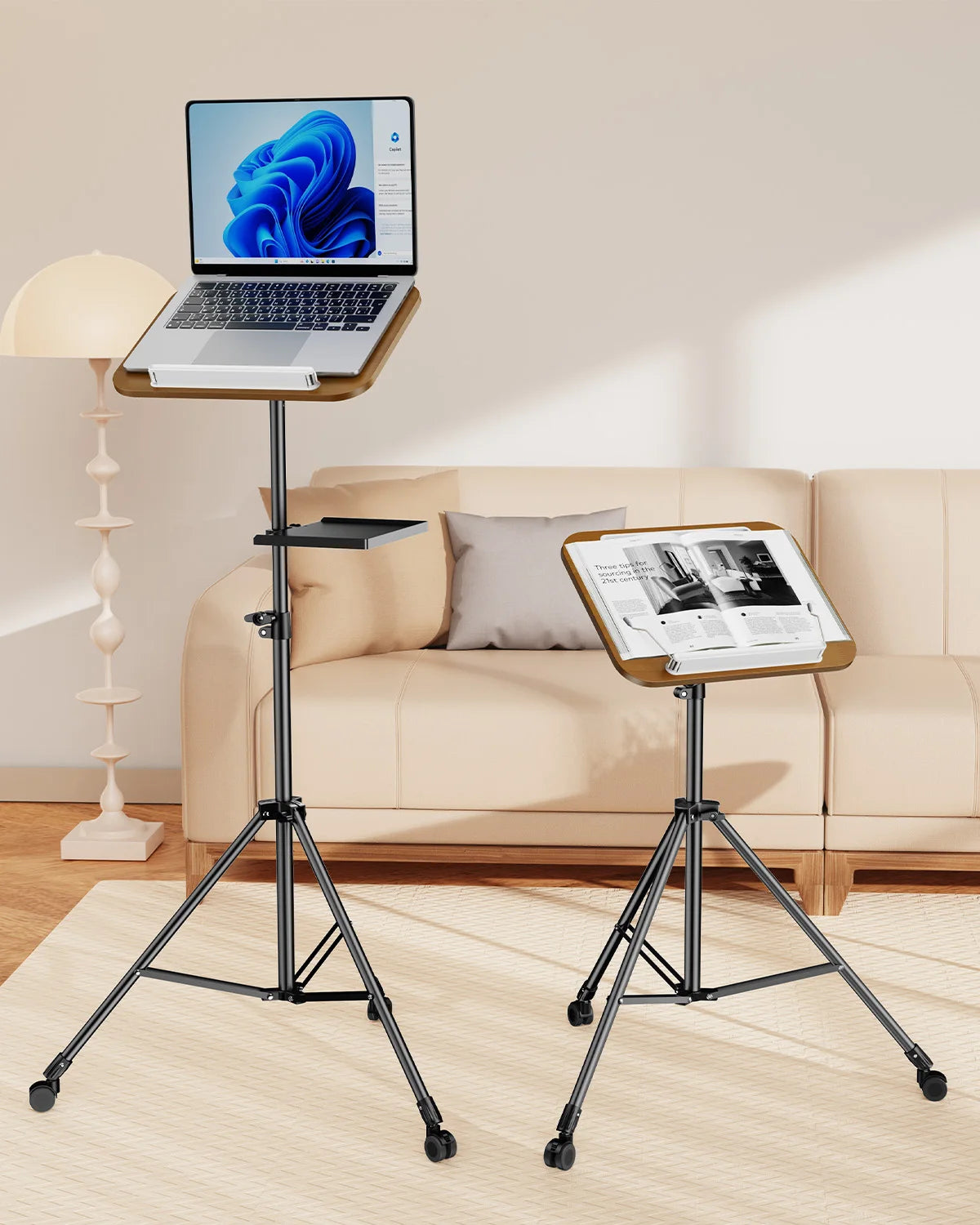 Oatsbasf Portable Laptop Tripod Floor Stand - ElectronAge