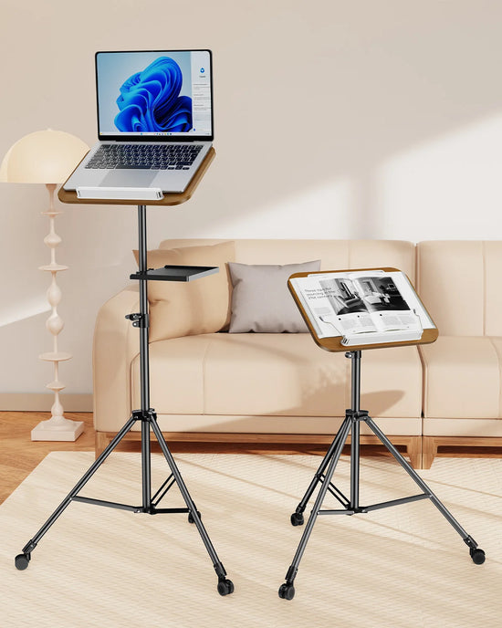 Oatsbasf Portable Laptop Tripod Floor Stand