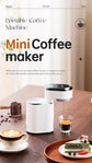110V/220V Portable Italian coffee machine - Cold and hot dual-extraction espresso machine - Compact mini travel coffee machine