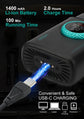 VGR Shaver Professional Shaving Machine Electric Razor Portable Beard Trimmer 9000 RPM Reciprocating LED Shaver for Men V-378 - ElectronAge