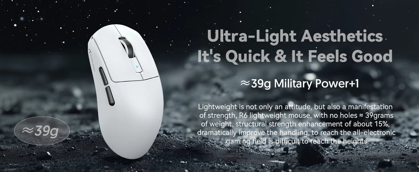 Attack Shark R6 Lightweight Wireless Gaming Mouse - ElectronAge