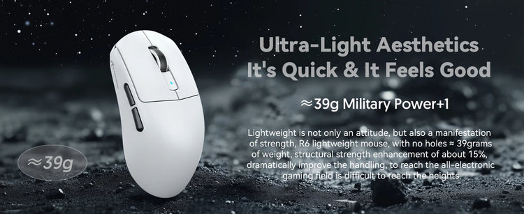 Attack Shark R6 Lightweight Wireless Gaming Mouse - ElectronAge