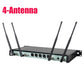 Leicozic 4 Channel Wireless Microphone Professional Radio System - ElectronAge
