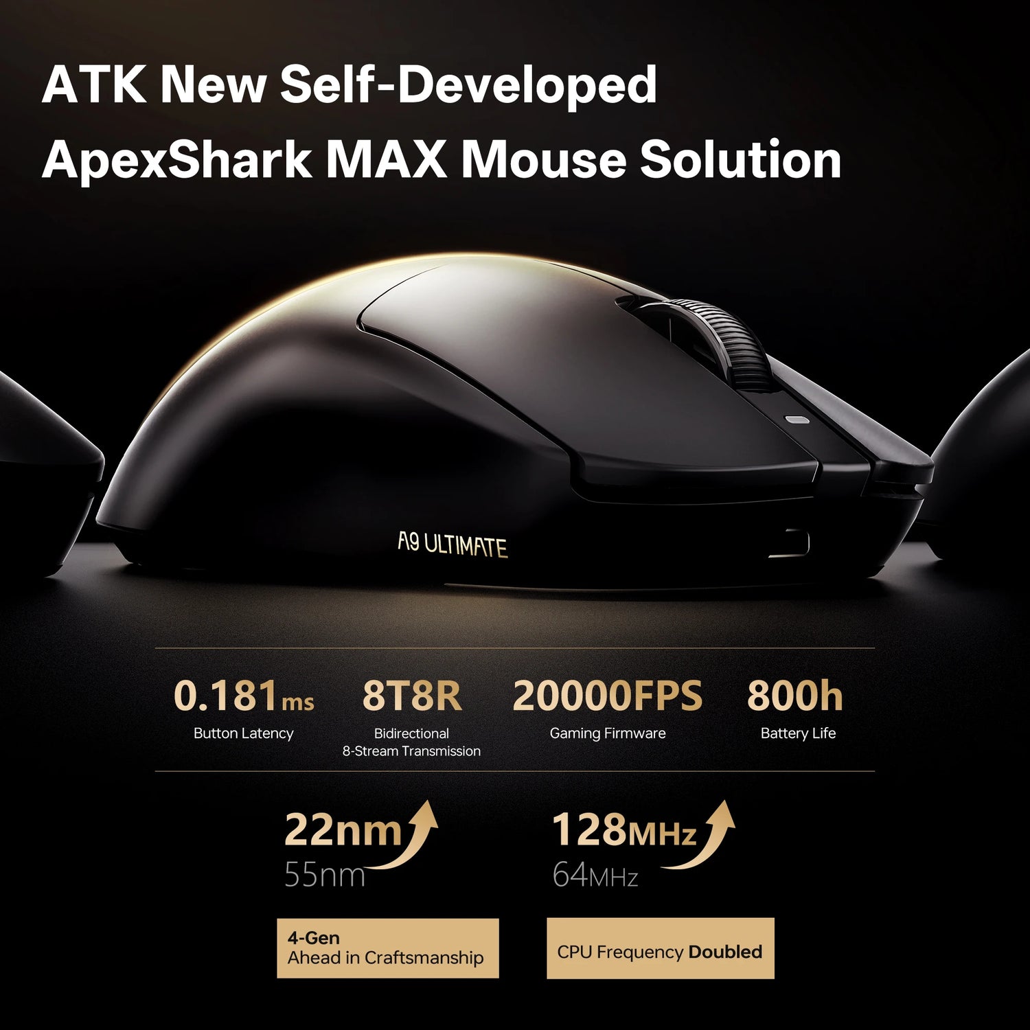 ATK A9 Air Ultimate Wireless Gaming Mouse - ElectronAge